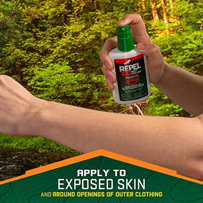 Repel 100 Insect Repellent, Pump Spray, 4-Fluid Ounces, 10-Hour Protec