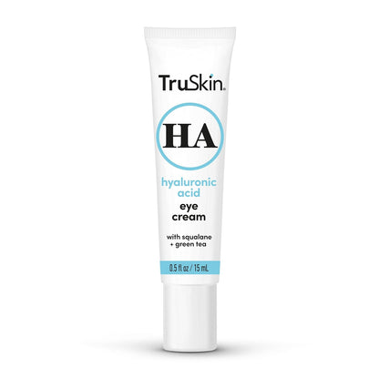TruSkin Hydrating Eye Cream for Dark Circles & Puffiness, 0.5 fl oz | With Hyaluronic Acid, Squalane and Green Tea to hydrate, brighten and visibly smooth the under eye area
