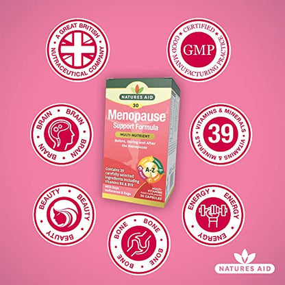 Natures Aid Menopause Support Formula 30caps