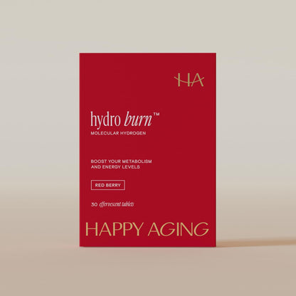 Happy Aging Longevity’s Essential Duo – Longevity Shot + Hydro Burn | Metabolic Health, Energy & Vitality | NAD+ Support + Hydrogen Tablets | 2 Units