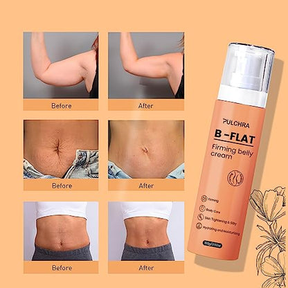 Pulchra B Flat Belly Firming Cream, Skin Tightening Cream for Cellulite, Firming and Tightening