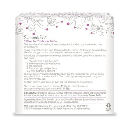 Summer's Eve Cleansing Cloth Simply Sensitive, 3 Count