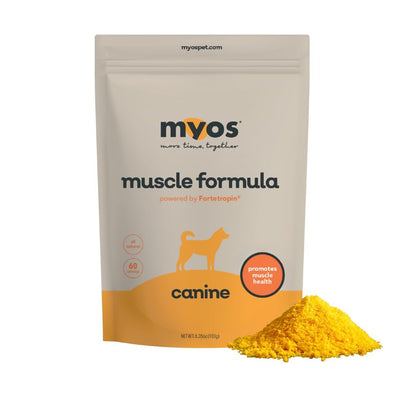 Powered by Fortetropin All-Natural Dog Muscle Builder and Mobility Support Supplement for Strength and Recovery - Helps Reduce Muscle Loss Due to Normal Aging, 360g