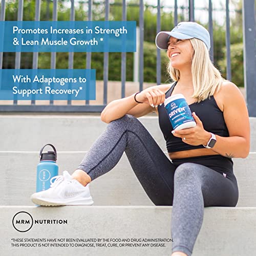 MRM Nutrition Driven Pre-Workout Powder | Mixed Berry Flavored | 125mg Caffeine | Pure