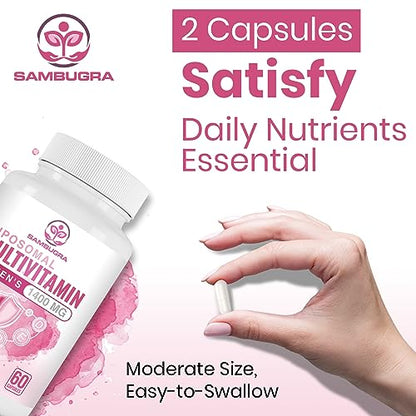 Liposomal Multivitamin for Women 1400MG - Womens Daily Multi Vitamins Supplements