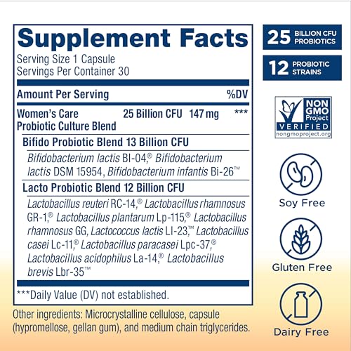 Renew Life Probiotics for Women, 50 Billion CFU Guaranteed, Probiotic