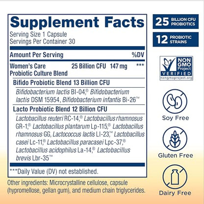 Renew Life Probiotics for Women, 50 Billion CFU Guaranteed, Probiotic