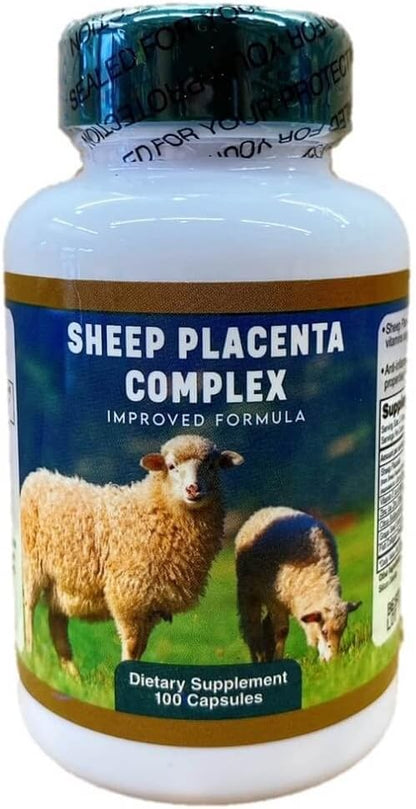 4 bottles Sheep Placenta Complex 100 Capsules/bottle, Make In USA, FRESH, Faster shipping !!
