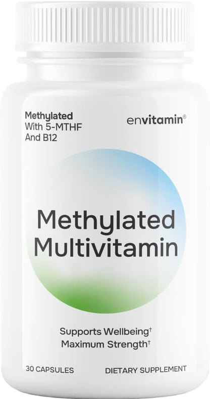 envitamin Methylated Multivitamin Multimineral Complex with L Methylfolate, Methylated B12, 5-MTHF, Inositol, and Lycopene