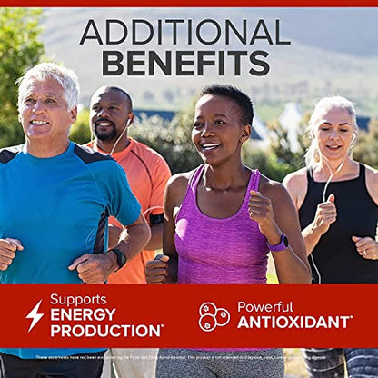 Qunol CoQ10 100mg Softgels, Ultra CoQ10 100mg, 3x Better Absorption, Antioxidant