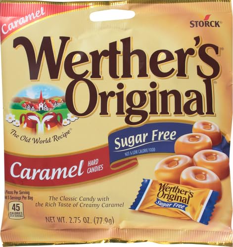 Werther's Original Sugar Free Hard Candies 1.46 Oz (3 Pack)
