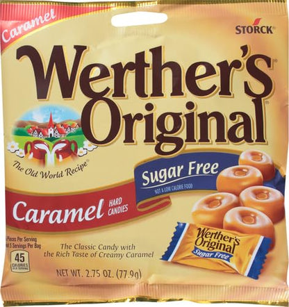 Werther's Original Sugar Free Hard Candies 1.46 Oz (3 Pack)