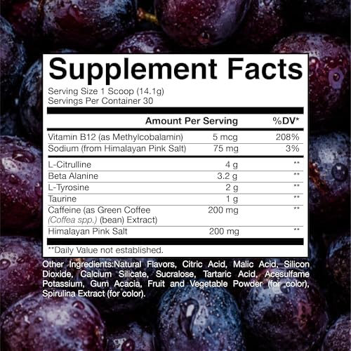 RAW Nutrition - Essential Pre - Chris Bumstead Pre Workout Formula, Sports Nutrition Pre-Workout Powders | Men & Womens Drink, Energy Powder for Working Out (Blue Raspberry)