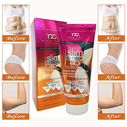 MYSHELL Hot Cream, Fat Burner Sweat Cream,Slimming Cream 250ml,Cellulite Treatment
