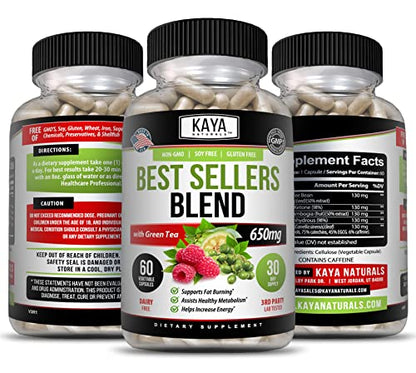 Kaya Naturals Best Sellers Blend - Increase Energy to Burn Belly Fat | Improve Healthy