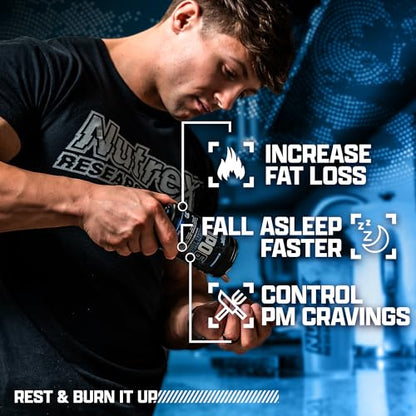 Nutrex Lipo 6 Nighttime Fat Burner | Melatonin Sleep Aid & Weight Loss Diet Pills