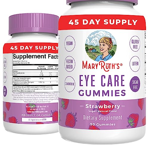 MaryRuth's Eye Care Gummies | Zeaxanthin and Lutein | 45 Day Supply