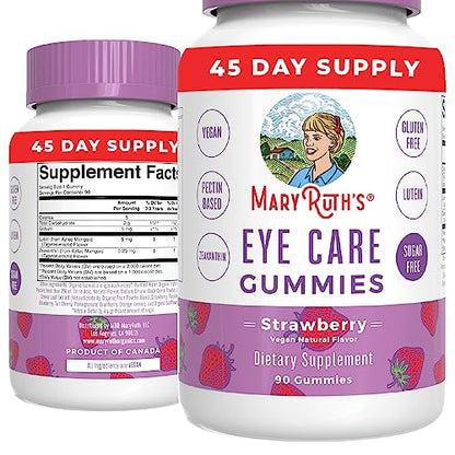 MaryRuth's Eye Care Gummies | Zeaxanthin and Lutein | 45 Day Supply