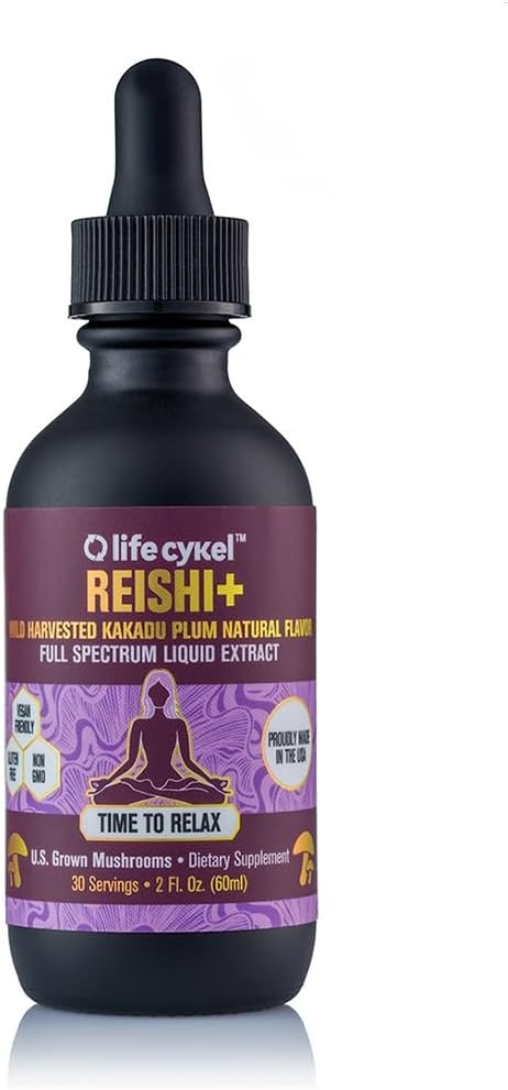 Life Cykel Lion's Mane +Reishi+ Shiitake 2 Fl oz Bundle