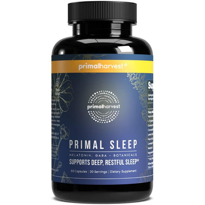 Primal Harvest Sleep - Daily Supplement, Gluten & Dairy Free, for Men & Women