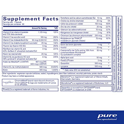 Pure Encapsulations O.N.E. Multivitamin - Once Daily Multivitamin with Antioxidant Complex
