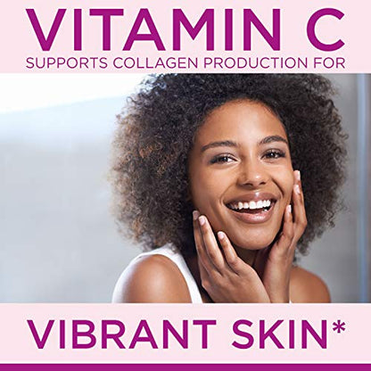 Nature's Bounty Hair Skin and Nails Vitamins with Biotin & Vitamin C Optimal Solutions