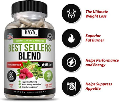 Kaya Naturals Best Sellers Blend - Increase Energy to Burn Belly Fat | Improve Healthy