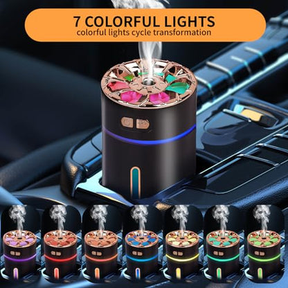 Car Diffuser,Rechargeable car Diffuser air freshener,Humidifier Aromatherapy for car
