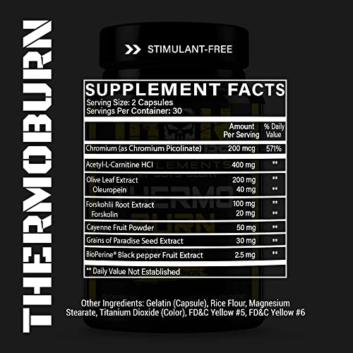 Stimulant Free Fat Burners for Women and Men – Weight Loss - Non Stim Thermogenic Fat