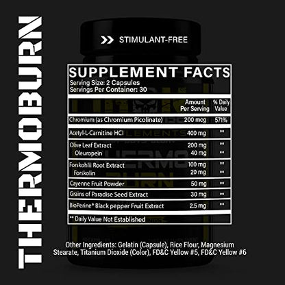 Stimulant Free Fat Burners for Women and Men – Weight Loss - Non Stim Thermogenic Fat