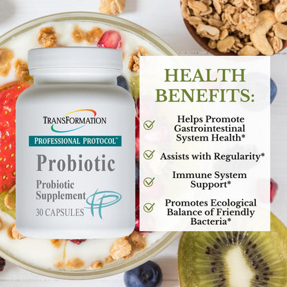 TRANSFORMATION THE GENESIS OF GOOD HEALTH Enzyme Probiotic Supplement, Supports Digestive Health with Enzymes, Nutrient Absorption & Gut Balance, High Potency Formula, 60 Capsules