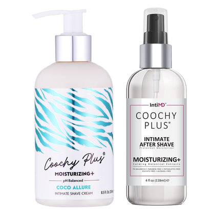 Coochy Plus Intimate Shaving Complete Kit - COCO ALLURE & Organic After Shave Protection