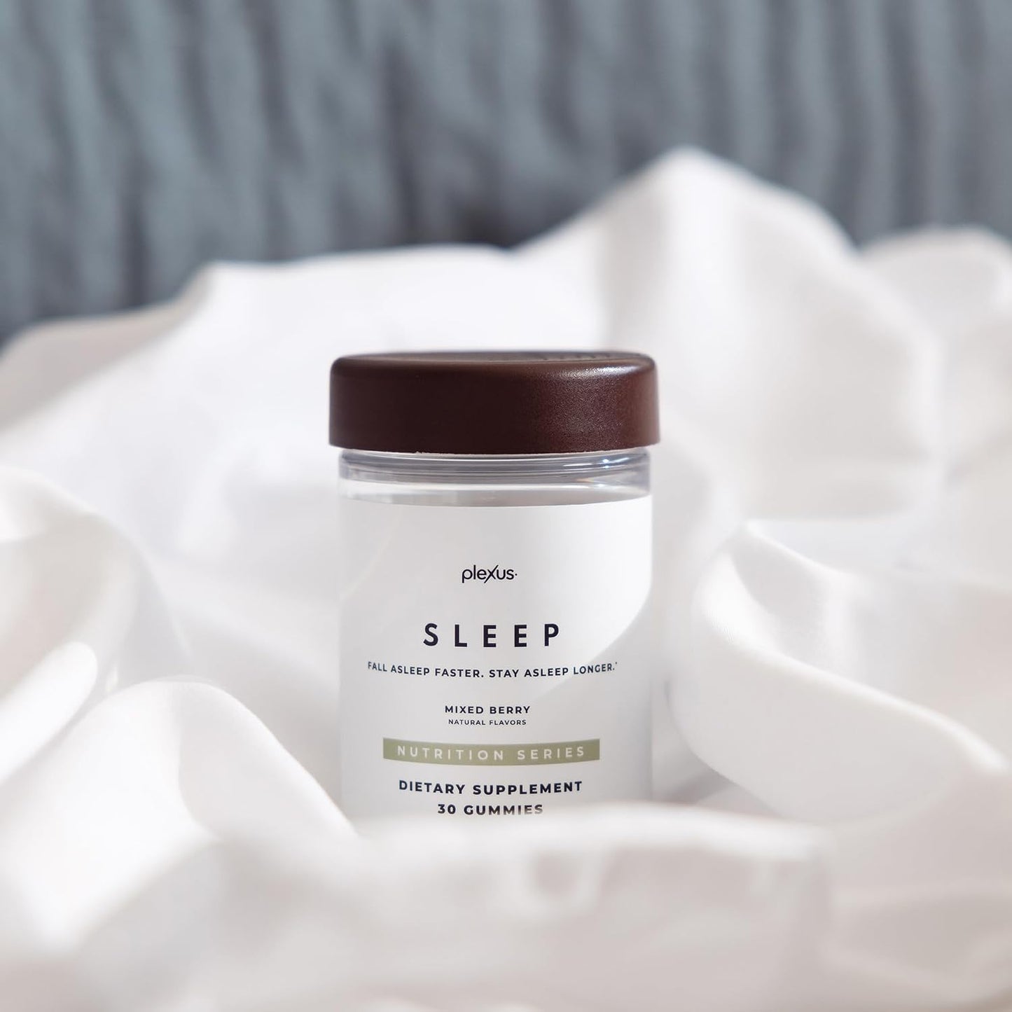 Plexus Sleep® | 5mg melatonin sleep gummies with ashwagandha, GABA & prebiotic FOS fiber — sugar-free, mixed berry