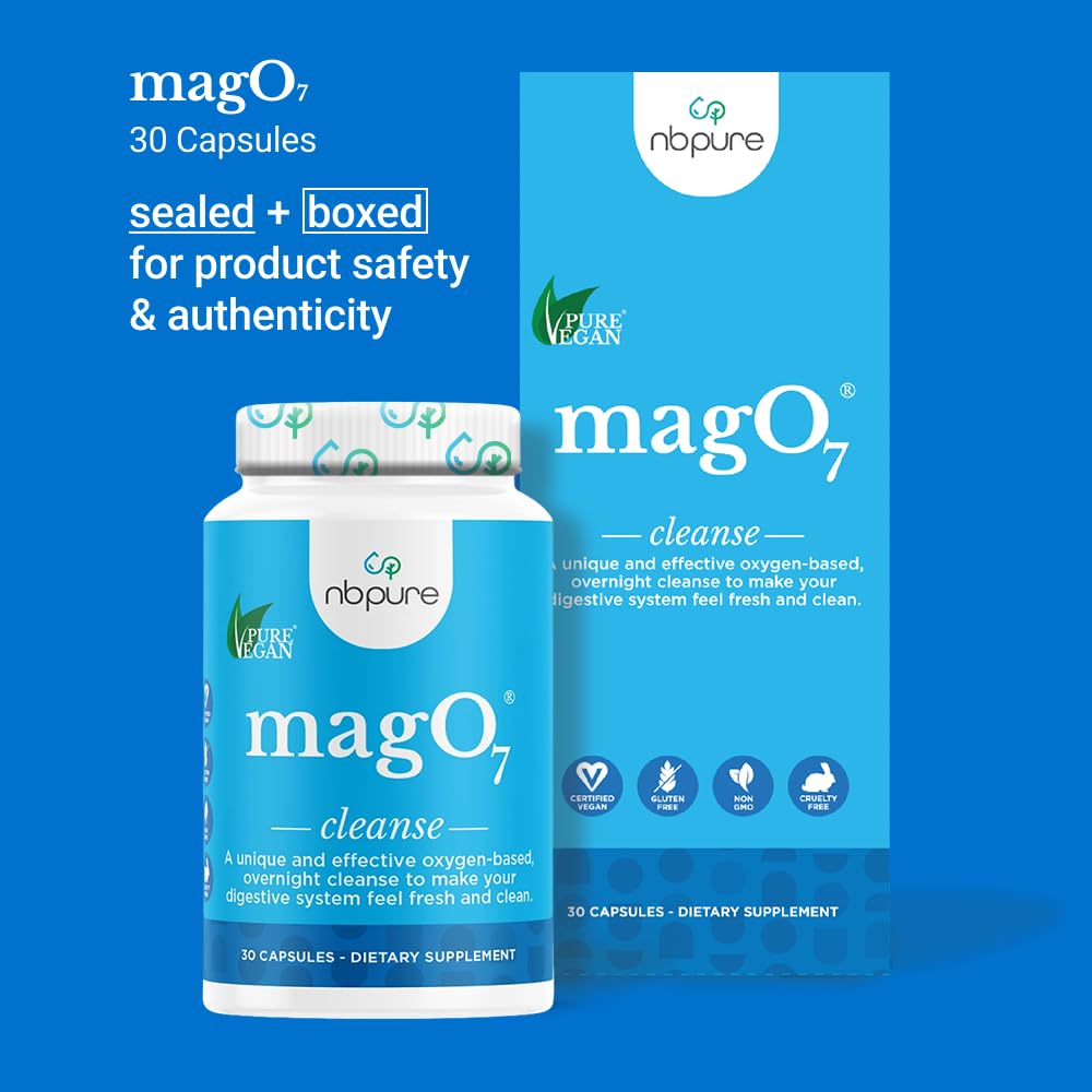 nbpure Mag O7 Oxygen Digestive System and Colon Cleanse and Detox Capsules