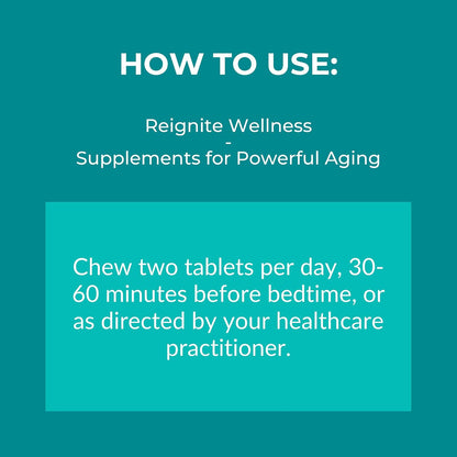 Reignite Wellness by JJ Virgin | Sleep Candy | Chewable 5-HTP Supplement with Inositol, Vitamin B6, Melatonin & L-Theanine for Adults | Lemon Flavor | 60 Tablets