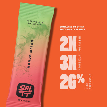 SALTT Electrolyte Packets - Clean Slate (30 Sticks) - Zero Sugar
