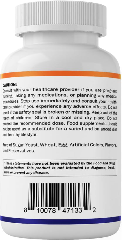 Vitamatic Vitamin B1 100 mg, 250 Tablets, Non-GMO, Thiamine | Support Energy Metabolism & Nervous System Health*, Gluten Free, Made in USA