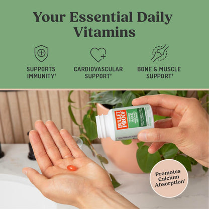 Bulletproof Vitamins A-D-K Softgels, 30 Count, Supplement for Heart, Bone Health and Immune Support