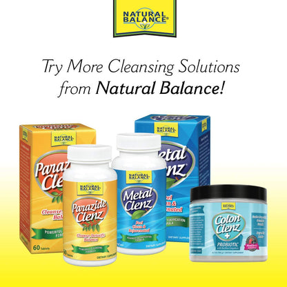Natural Balance Colon Clenz | Herbal Colon Cleanse & Detox Supplement | Gentle & Dependable