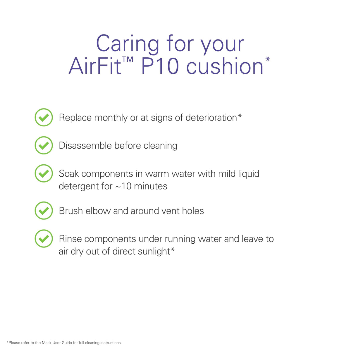 ResMed AirFit P10 Nasal Pillow Replacement Cushion - Medium
