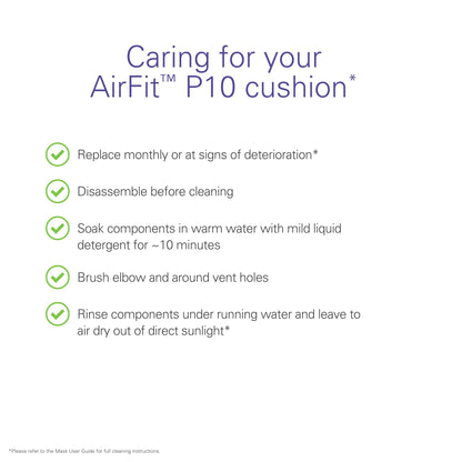 ResMed AirFit P10 Nasal Pillow Replacement Cushion - Medium