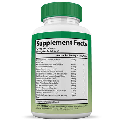 (6 Pack) Vital Fruits and Veggies Supplement Whole Food Red & Green Superfoods