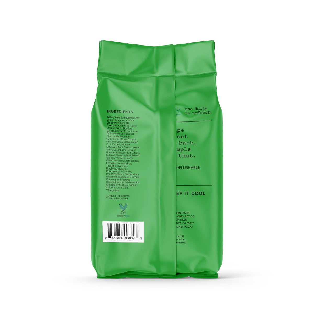 The Honey Pot Company - Feminine Wipes - Daily PH Balancing and Sulfate Free Feminine Products