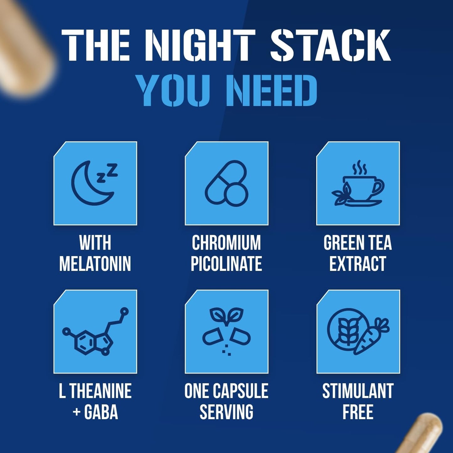 Night Time Fat Burner for Weight Loss Support - Belly Fat Burner for Men & Women with Green Tea and White Kidney Bean Extract - Nighttime Metabolism Booster & Sleep Optimizer to Help Stubborn Fat Loss