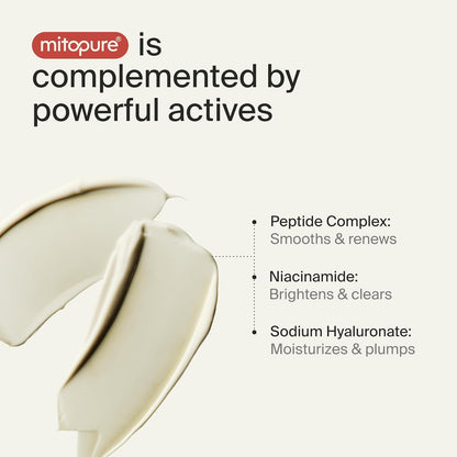 Timeline Mitopure™ - Dewy Cream Lightweight Moisturizer With Peptides to Hydrate, Plump & Protect Dry Skin - 1.7 Fl Oz