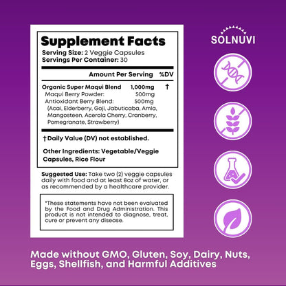 Ultra Metabolism Boost Duo Bundle - Super Maqui Berry & Morosil C3G - Metabolism, Immune, Wellness Support - Non GMO, Gluten Free, Vegan Supplements