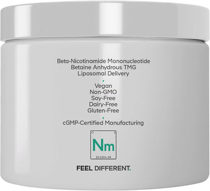 Codeage Liposomal NMN & TMG Supplement - Nicotinamide Mononucleotide NAD+ Precursor, Betaine Anhydrous Trimethylglycine TMG - NSF Certified -Non-GMO - 30 Capsules