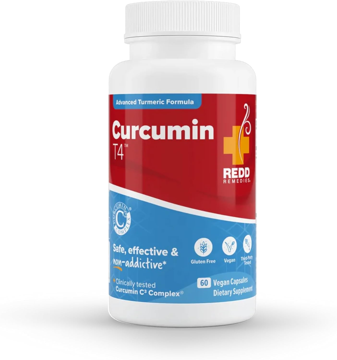Redd Remedies Joint Health Original, 90 Capsules, and Curcumin T4, 60 Capsules
