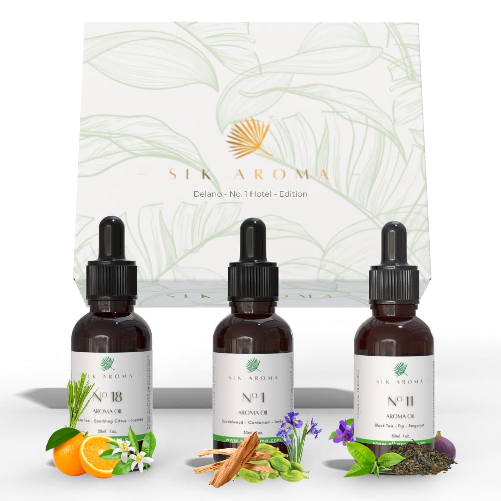 SLK Aroma, The SPA, Ultra Luxury Spa Scented Aroma Oil for Home Fragrance Diffusers - Waterless