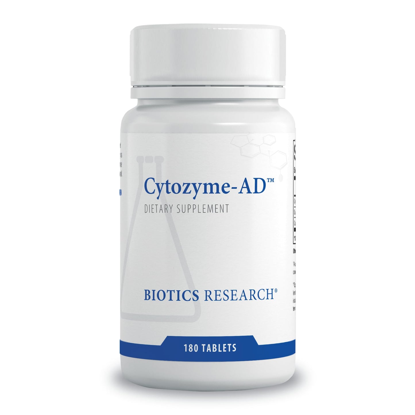 BIOTICS RESEARCH Cytozyme-AD - Adrenal Support Supplement, Promotes HPA Axis Balance, Healthy Stress Response and Calm Energy, SOD and Catalase Antioxidant Enzymes, Gluten and Dairy Free, 60 Tablets
